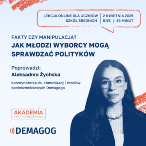 webinar młodzi wyborcy krytyczne myślenie dzień fact-checkingu